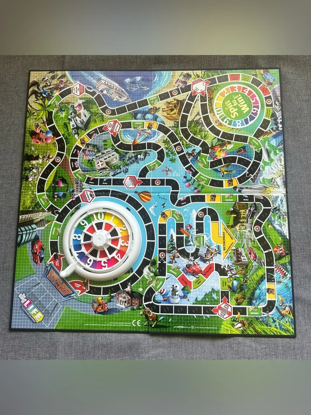 The Game Of Life Electronic Banking Board Game